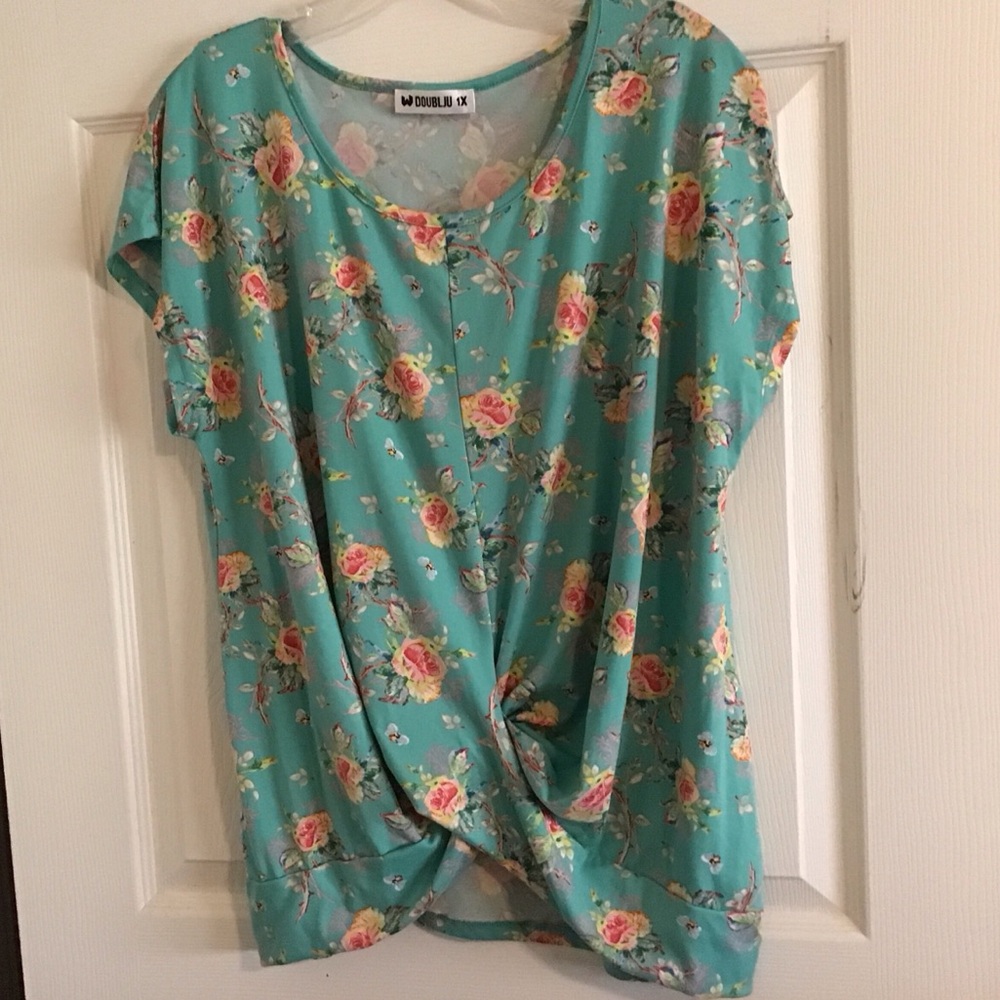 Double JU knotted front top